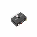 Video seven V7 ADAPTER SCART/VIDEO BLACK SCART TO 3XCINCH/S-VIDEO M/F
