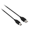 Video seven V7 USB CABLE 3M A TO B BLACK USB 2.0 HI-SPEED M/M