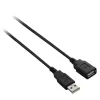 Video seven V7 USB CABLE EXTENS 3M A TO A BLACK USB 2.0 HI-SPEED M/F