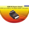 Video seven V7 HDMI ADAPTER 90 DEGREE HDMI/HDMI M/F RETAIL