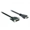 Video seven V7 HDMI DVI CABLE 2M BLACK HDMI/DVI-D DUAL LINK M/M RETAIL