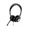 Video seven DELUXE USB HEADPHONES W/MIC ON CABLE CONTROL 1.8M CABLE