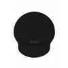 Video seven MEMORY FOAM SUPPORT MOUSE PAD BLACK 9 x 8 IN (230 X 200MM)