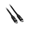 Video seven USB-C TO USB-C CABLE 1M BLACK