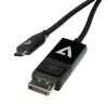 Video seven USB-C to DP Cable 2M Black Black USB-C Video Cable