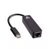 Video seven USB-C TO ETHERNET ADAPTER BLACK