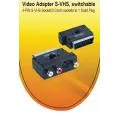 Video seven V7 ADAPTER SCART/VIDEO BLACK SCART TO 3xCINCH/S-VIDEO M/F