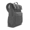 Video seven 16IN ELITE CANVAS Backpack BLK Rolltop Quick Access Pocket