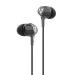 Video seven STEREO EARBUDS W/INLINE MIC 3.5MM 1.2M CABLE BLACK