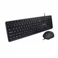 Video seven USB Pro Keyboard Mouse Combo US QWERTY US English Lasered Keycap