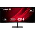 Viewsonic LED monitor VG3419C-2 curved 2K 21:9 300 nits resp 35ms incl 2x2W speakers 120Hz 100% sRGB USB-C 96W (docking monitor)