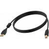 Vision audio visual 1m Black USB 2.0 cable