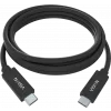 Vision audio visual 1m Black USB-C Cable