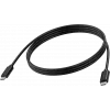 Vision audio visual 2m Black USB-C Cable