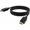 Vision audio visual 2m Black DisplayPort cable