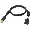 Vision audio visual 2m Black USB 2.0 extension cable