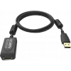 Vision audio visual 5m Black USB 2.0 extension cable