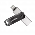 Western Digital Sandisk iXpand Go 64GB flash drive USB-A 3.0 + Lightning connectors for iPhone iPad Mac
