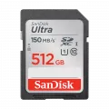 Western Digital SanDisk Ultra 512GB SDXC UHS-I SD Card 150MB/s C10 U1