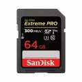 Western Digital Sandisk Extreme PRO SDHC 64GB UHS-II SD Card 300MB/s Class 10 U3 V90