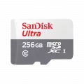 Western Digital SanDisk Ultra microSDXC 256GB card UHS-I 100MB/s Class 10 + SD Adapter Tablet packaging