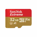 Western Digital Sandisk Extreme microSDHC 32GB R100/W60 C10 U3 V30 A1 met adapter
