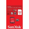 Western Digital Sandisk microSDHC 32GB card + SD adapter