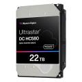Western Digital 3.5in 26.1 22TB 512 7200RPM SAS ULTRA 512E TCG P3 DC HC580 WUH722422AL5201