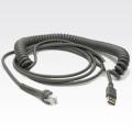 Zebra CABLE - USB: SERIES A CONNECTOR 9FT. (2.8M) COILED
