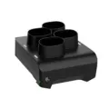 Zebra CS6080 CORDLESS 4-SLOT BATTERY SHARECRADLE INDUCTIVE BLK PSU DC