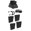 Zebra TC51/TC56 Battery charger kit includes 4-slot spare battery charger and (4) PowerPrecision+ spare lithium ion batteries (4150 mAh).