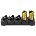 Zebra WT5400/WT6400 10-Slot Charge Only Cradle Allows Charging Of 10 Wearable Terminals. Requires PWR-BGA12V108W0WW DC Line Cord CBL-DC-382A1-01 And 3-Wire Grounded C.SP AC Line Cord Sold Separately