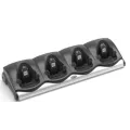 Zebra MC9200 4 SLOT ETHERNET CHARGE CRADLE KIT (INTL). INCL: 4 SLOT ETHERNET CRADLE CRD9101-4001ER POWER SUPPLY PWRS-14000-241R DC CORD 50-16002-029R. BUY COUNTRY SPECIFIC 3 WIRE AC CORD SEPARATELY.