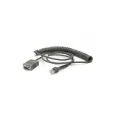 Zebra 9FT RS232 cable coiled PWR P-9 TXD2 -30C