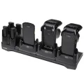 Zebra RFD40 3 Device Slots/4 Toaster Slots Charge Only Cradle w/ support for TC21/26. Requires Power Supply (PWR-BGA12V108W0WW)/ DC Line Cord (CBL-DC-382A1-01) and Country Specific Line Cord.