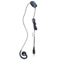 Zebra Over the ear headset (3.5mm) w/mic and PTT button w/clip. Rotating earpiece for right/left ear configuration built-in cord wrap and keyed for a locking failsafe connection.