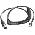 Zebra VC5090 USB CABLE LS34XX COILED 9 EXTENDED RUGGED AMPHENOL CONN.