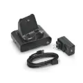 Zebra 1-slot print cradle EU PWR Plug for ZQ300 S USB Cab+USB Adapt