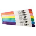 Zebra 1x10' Green 350 wristbands/cartridge 6 rolls/kit