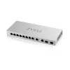 ZyXEL XGS1010-12.8-Port Gigabit Unmanaged Switch with 2-Port 2.5G/2-Port SFP+