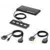 Belkin 4-Port Single Head DVI Modular Secure KVM Switch PP4.0 W/Remote