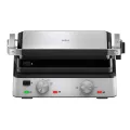 Braun 2.000W Max. temp. 230 ingebouwde verwarmingselementen 3-in-1 grillstandonafhankelijke thermostaat 1 bakplaat & 1 grillplaatzwart/roestvrijstaal