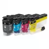 Brother Black Cyan Magenta and Yellow Ink Cartridges Multipack Each cartridge prints up to 1 500 pages for CMY and 3 000 for K