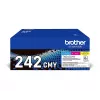 Brother TN-242CMY Bundle Toner Cartridge ISO Yield 3 x 1 400 pages (Order Multiples of 4)