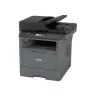 Brother Flatbed/ADF zwart-wit A4 laserprinter/copier/kleurenscanner. 40ppm. 1200dpi. 256MB. 250 vel papierlade uitbreidbaar 9.3 cm LCD touch. LAN