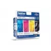 Brother Package with 1x Brother LC-1100HY with 4 colors (b/y/c/m) Multi-pack blister package
