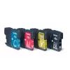Brother Package with 1x Brother LC-1100 with 4 colors (b/y/c/m) Multi-pack blister package