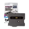 Brother Tape 9mm - Black on Yellow f PT-7000 / PT-8000 / PT-PC