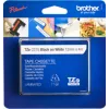 Brother TZE231S 12mm Black on White Tape 4m