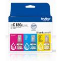 Brother CMY value pack ink 3 bottles yield up to 5.000 pages each